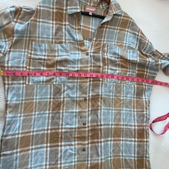 SHOW ME YOUR MUMU LEO BUTTON DOWN TUNIC - Picture 15 of 16